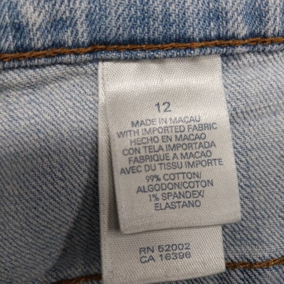 3794 Size 12 RNIT Upcycled BleachDyed Quilted Applique Boot Cut Jeans. - Picture 6 of 6